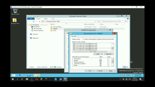 IT2R7-GROUP3-WINDOWS SERVER 2012 R2 OWNERSHIP AND PERMISSION смотреть онлайн