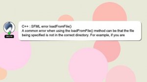 C++ : SFML error loadFromFile()