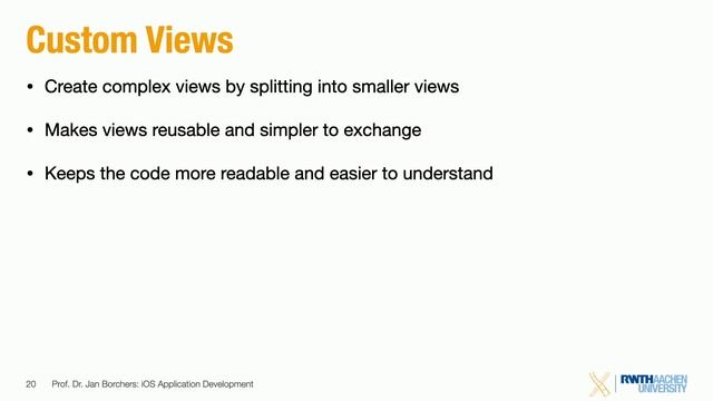 iOS Application Development '22 • Lecture 11 • SwiftUI Continued