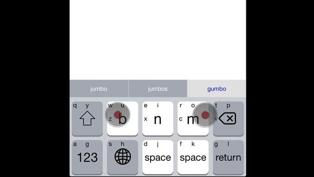 iOS Custom Keyboard "Jumbo Key" смотреть онлайн
