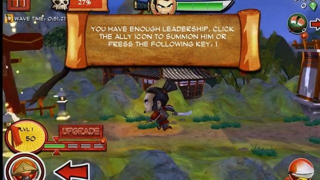 Samurai Vs Zombies Defense Gameplay #1