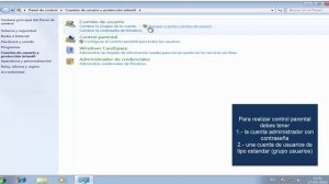 Creación de cuenta de usuarios (avanzado) en windows 7