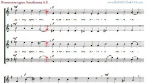 П.Г. Чесноков. "Покаяния отверзи ми двери". Все голоса.