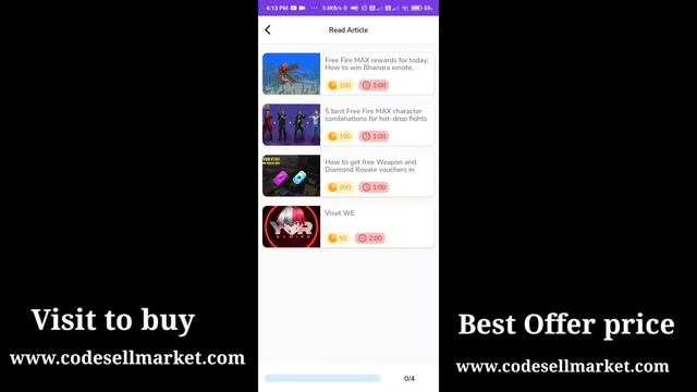 Android Reward app source code | Create your own Earning app | Android studio | codesellmarket смотреть онлайн