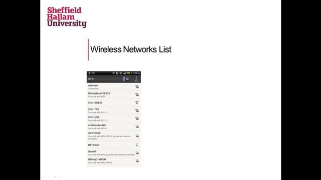 How to connect an Android ver 4.0x Mobile phone or Tablet PC to the SHU Wi-Fi Service смотреть онлайн