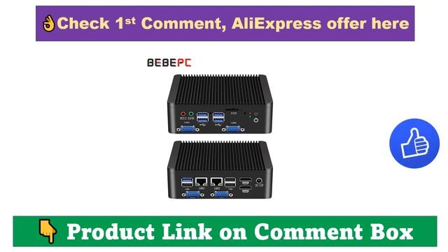 BEBEPC Industrial Fanless Mini PC смотреть онлайн