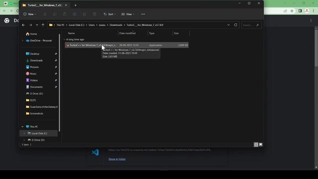 How to install Turbo C++ in 2023 in one minute