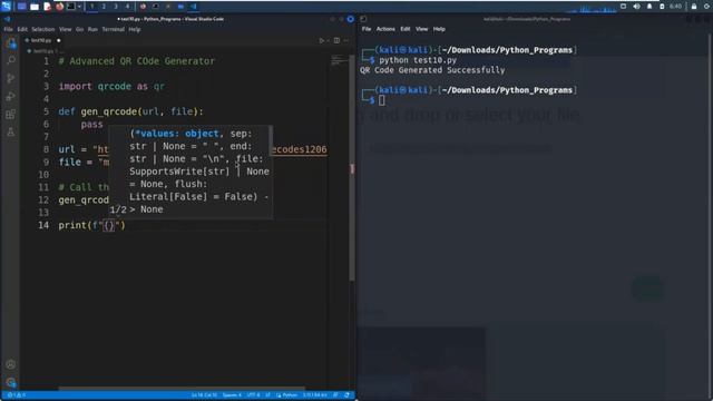 QRCode Generator | Python | Leisure Codes
