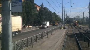 (Краснодара) Поездка на Трамвае по Маршруту N-8. борт 319. Часть-2,