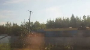 База запаса РЖД в Новосокольниках из окна поезда.