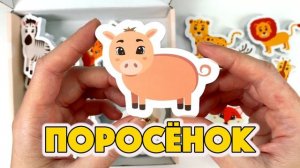 Названия Животных для Малышей. Раннее Развитие Детей.