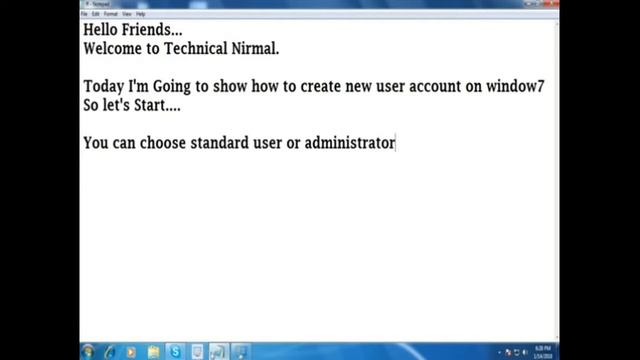 How to Create New User Id On Window 7 смотреть онлайн