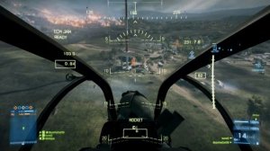 Battlefield 3 ★Attack Helicopter Gameplay★ BF3[Dodge Stingers & Get Kills]Flares, Guided Rockets