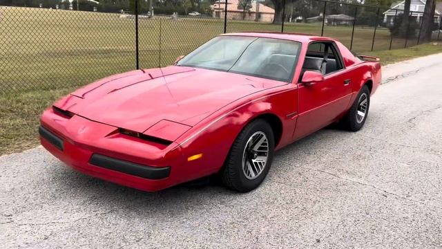 1987 Pontiac Firebird base 29k miles! смотреть онлайн