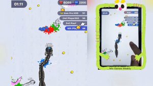 Snake Clash - Big Snake.io Battle Gameplay