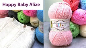 Вязаный.рф Интернет-магазин пряжи_ 🐣Обзор пряжи Alize Happy Baby. Пряжа для новорожденных (360p)