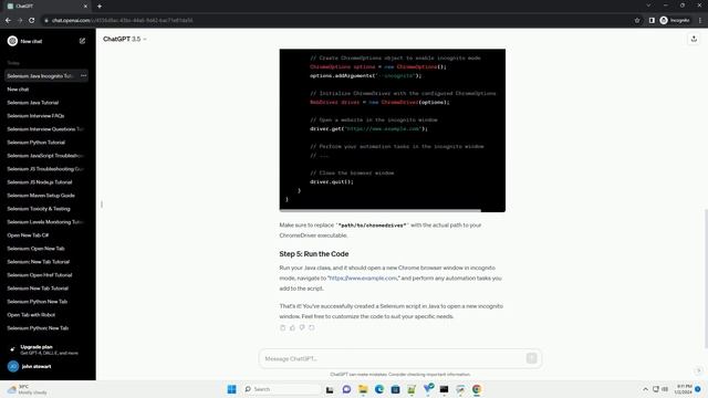 selenium open new incognito window java