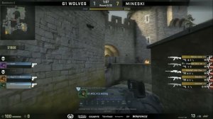 G1 Wolves vs Mineski - Mineski Pro Gaming League S8 CS:GO - Game 1 [Semifinals]