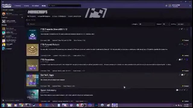 How To: Twitch app and Modded Minecraft Java смотреть онлайн