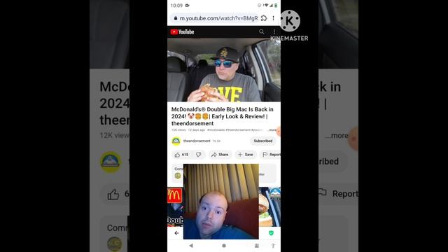 Reaction to McDonald's® Double Big Mac Is Back in 2024! 🤡🍔🍔| Early Look & Review! | theendorsement смотреть онлайн