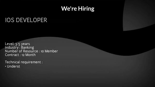 IOS Developer - SWIFT