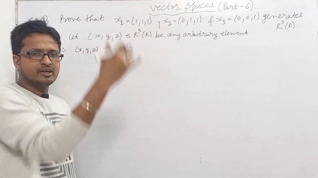Vector Spaces | Examples Based on Linear Combination | Linear Span | Generator | Part 6 | смотреть онлайн