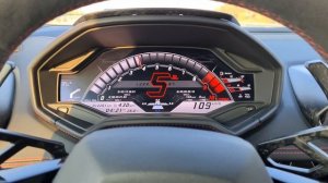 Звук выхлопа на Lamborghini Huracan Evo 2020