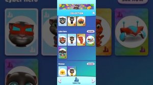 my talking Tom 2 cyber city unlimited money and unlimited stars everything in cyber city