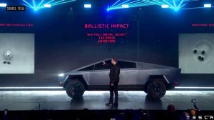 Илон Маск рассказывает о Кибертрак Тесла