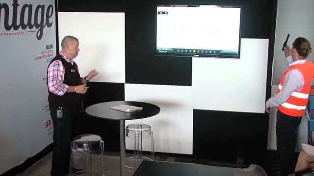 EE Tour BCEC Demo Talk Using Colour And Movement