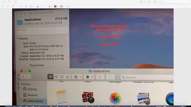 550. Mac #18 - 53 App after wipe/reinstall OS смотреть онлайн