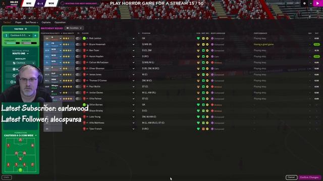 FootballManager EP5 WREXHAM vs WOKING смотреть онлайн