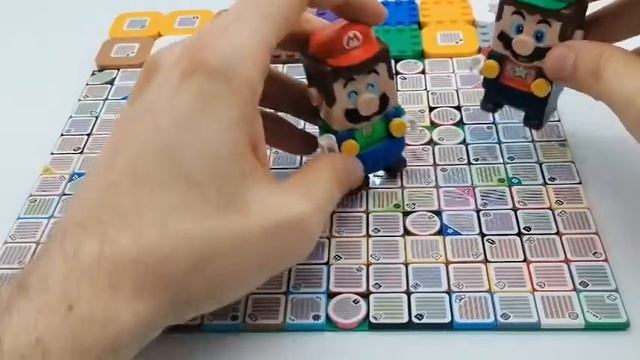 Luigi and Mario Monster Team Madness 200 + Action Bricks LEGO Luigi low battery but he fight hard! смотреть онлайн