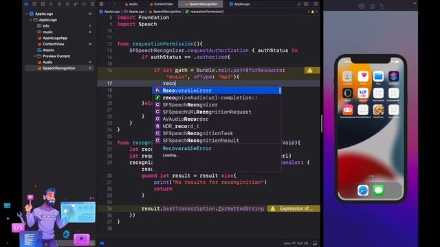 SwiftUI:Speech Recognition, Timer, Play audio