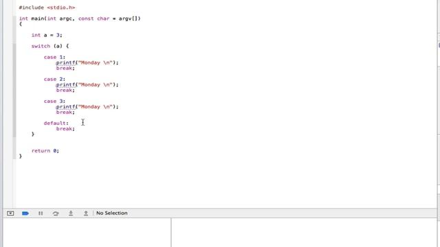 PROGRAMMING IN C  Xcode  Tutorial 11 - The Switch Statement
