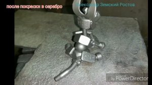 Игрушка для детей своими руками из деталей из гаража (сварка полуавтомат). Сувенир. Поделка.