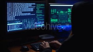 Girl Hacker Cracks a Password - Stock Footage | VideoHive 15147813