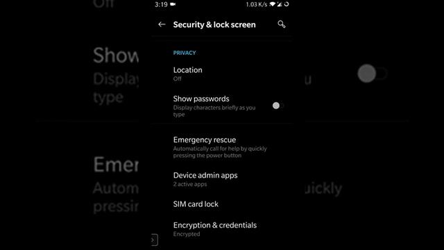Android Settings