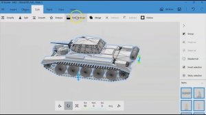 File preparation and modification in 3D Builder