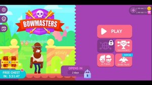 Bowmasters - Part 107 Mancat VS Rufus Gameplay Epic Win  Fatality (IOS android)