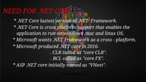 .NET CORE TAMIL IN BEGINNERS | Introduction to .NET Core | .NET Framework