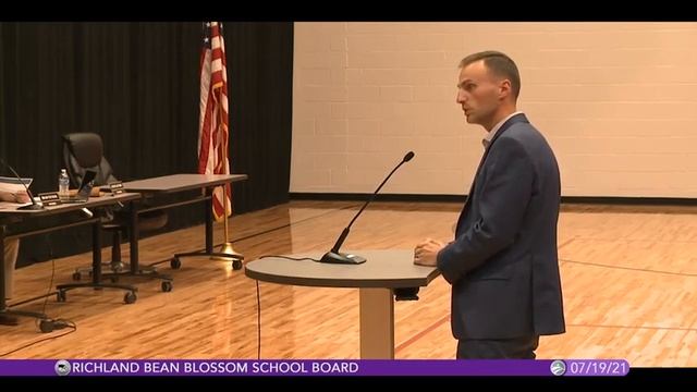 Richland Bean Blossom School Board July 19 2021