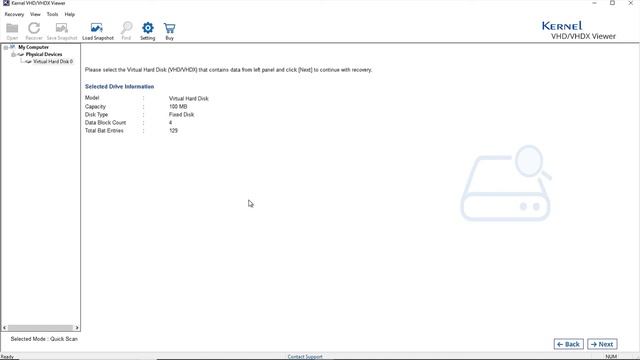 Open and Preview Corrupt/Damaged VHD/VHDX Files for Free