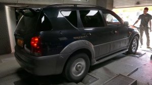 Ssangyong Rexton 2.9 td dyno run