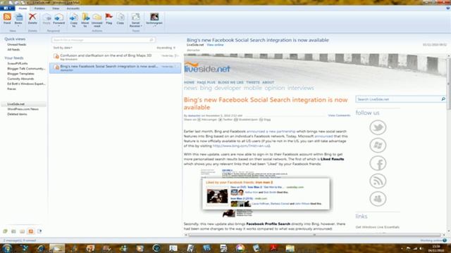 Use Windows Live Mail to read RSS feeds in Windows Vista смотреть онлайн