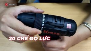 WELDCOM I Giới Thiệu Máy Khoan Vặn Vít Dùng Pin Li-on KRESS KU202.1