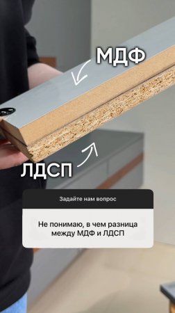 В чём разница между МДФ и ЛДСП?