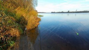 Рыбалка на Луге во второй половине октября.