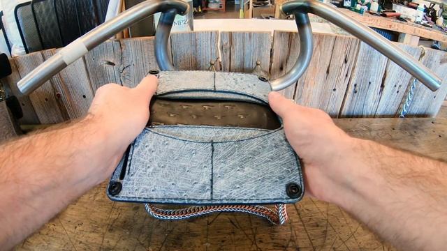 Gray Ostrich Leather Long Biker Chain Wallet смотреть онлайн