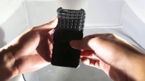 iPhone 5 Two Pieces Black Gel Case with kick stand feature i5gc0001blk